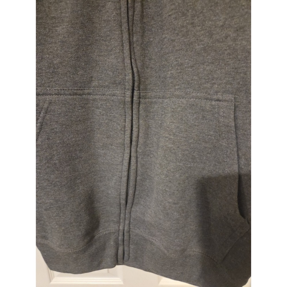 US Polo Assn Mens Size Small Full Zip Up Gray Jacket Fleece Lined - Picture 3 of 6